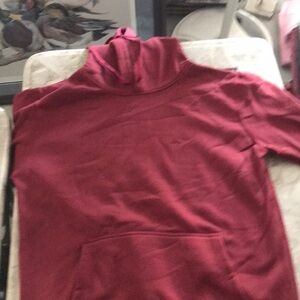 Burgundy hoodie